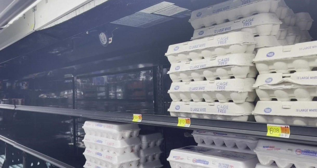 Shoppers concerned of price gouging on eggs, Better Business Bureau offers advice.