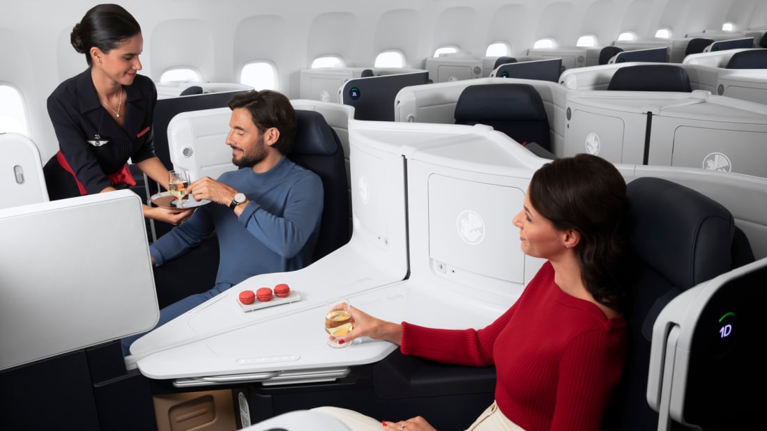 Inside Air France's new business class cabin