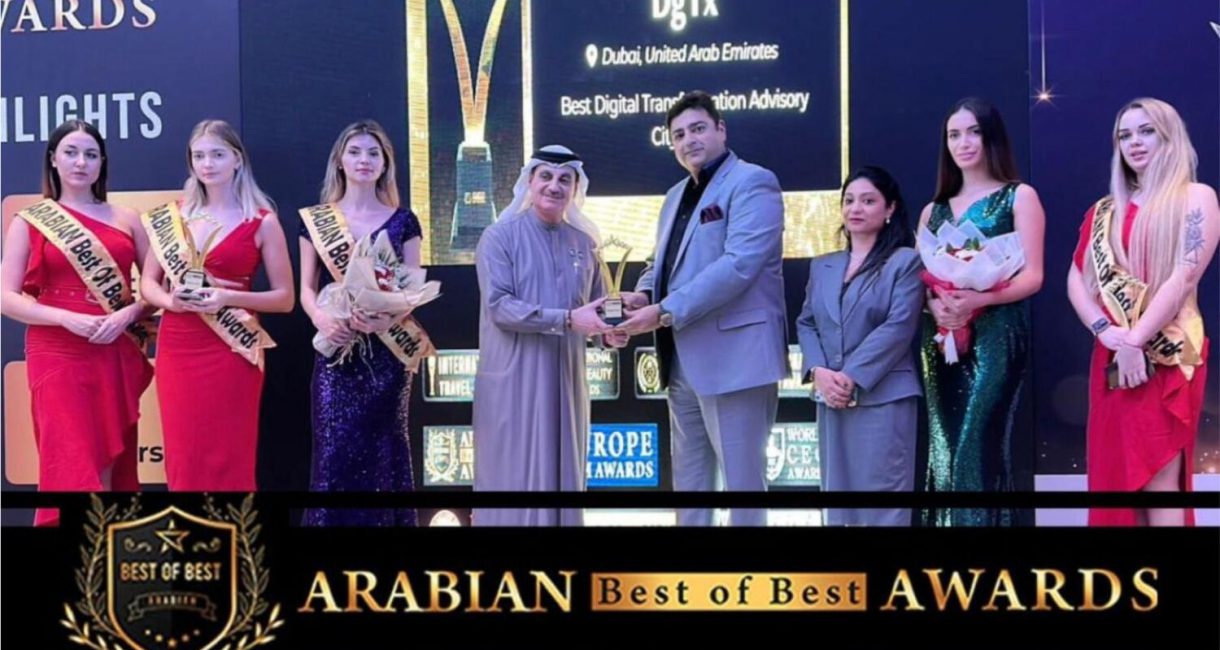 Parvez Sultan Rupani wins 'Arabian Best of the Best Award' for digital transformation with DGTX