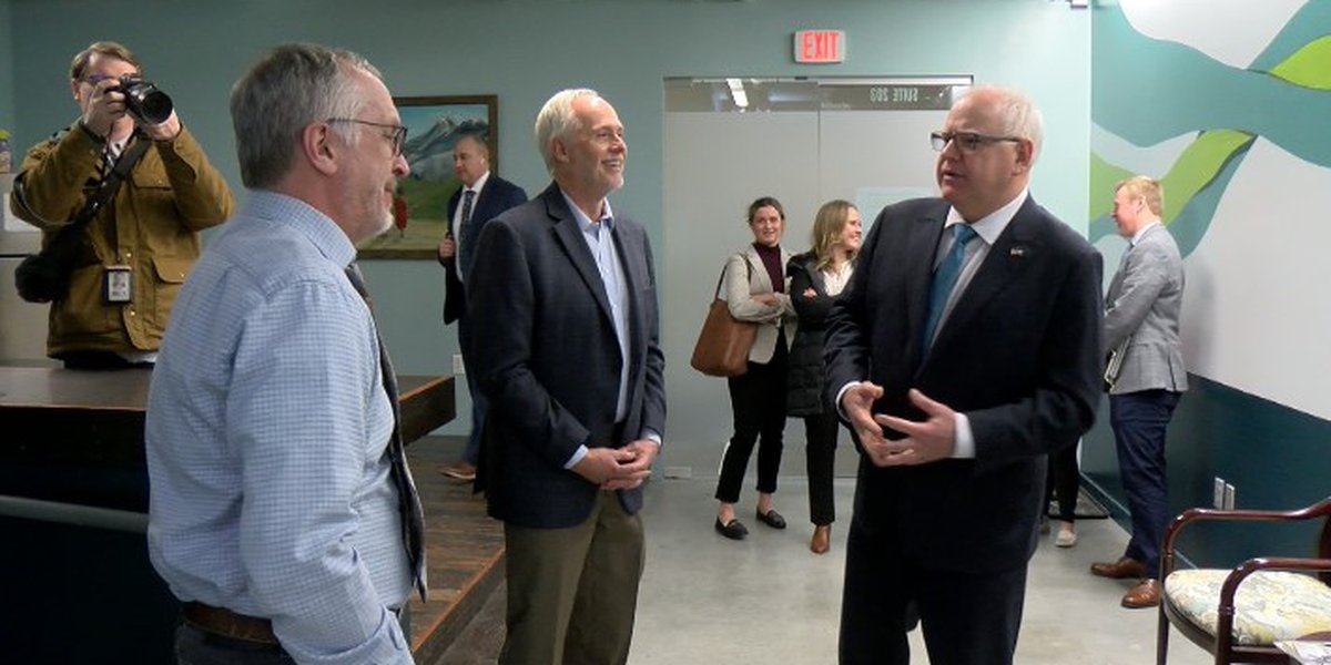 Gov. Tim Walz visits Rochester, touts small business relief plan