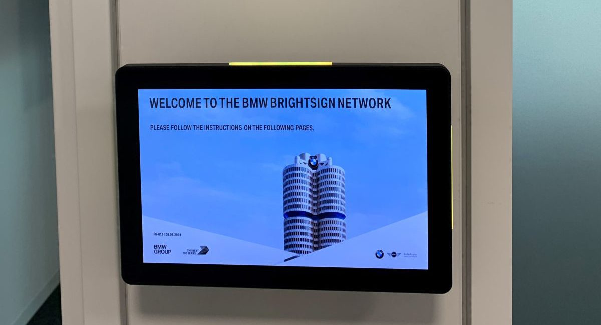 BMW Revs Up Digital Signage