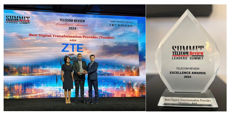 ZTE Recognized for Digital Transformation Leadership in 2024