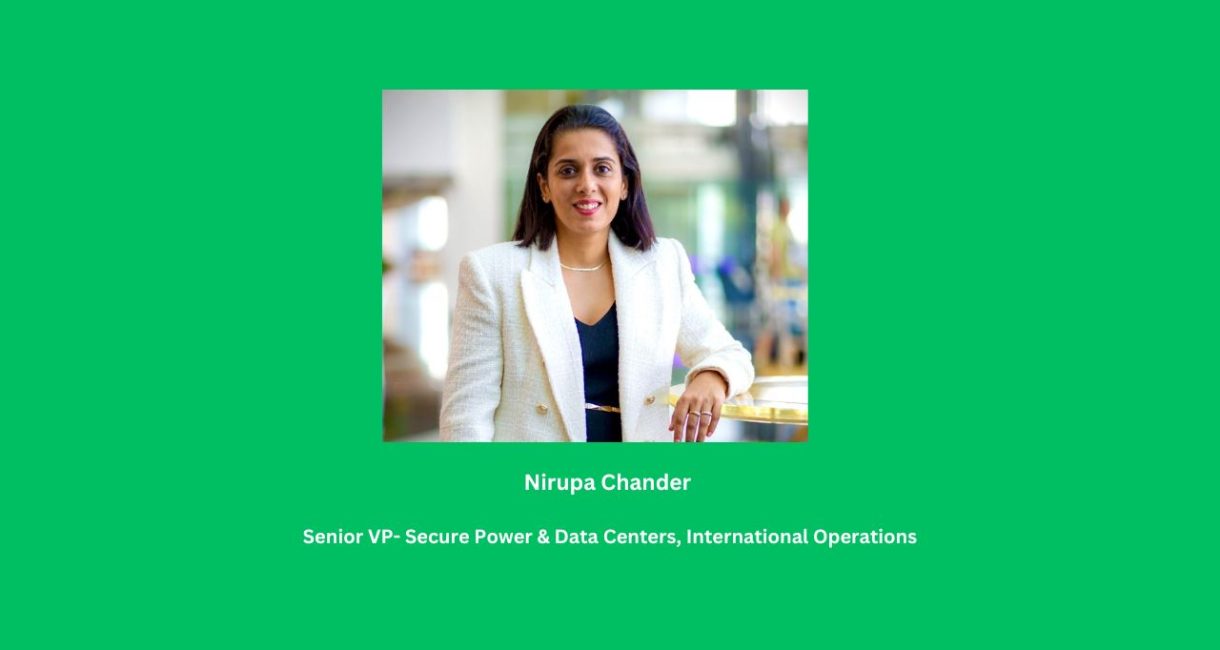 Schneider Electric appoints Nirupa Chander as Sr. VP of Secure Power & Data Centers, International Operations