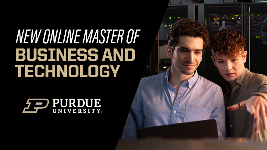 Purdue launches online version of its groundbreaking Master of Business and Technology degree