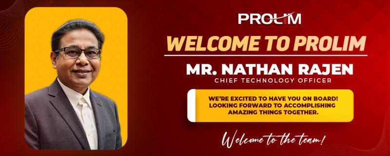 PROLIM Welcomes Nathan Rajen as Chief Technology Officer to Drive Innovation and Digital Transformation