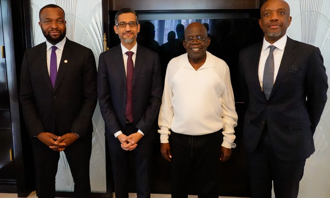 Tinubu lauds Google CEO for advancing digital transformation in Nigeria