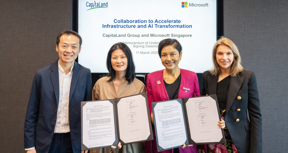 CapitaLand Accelerates Infrastructure, Innovation and Talent Development through AI and Digitalisation Solutions